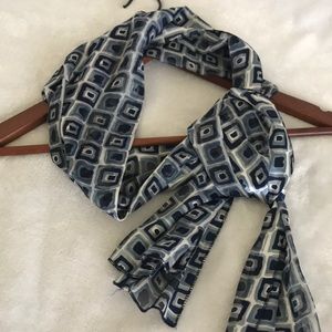 BLOCK Blue Design Scarf
